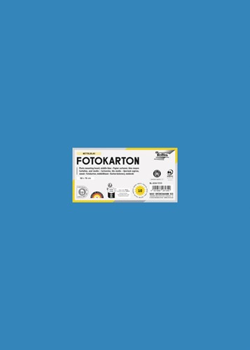 Fotokarton Folia 2zijdig 50x70cm 300gr nr34 middenblauw