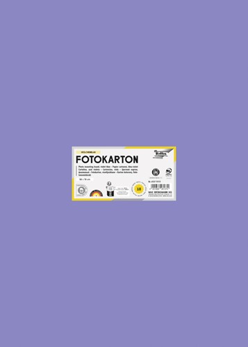 Fotokarton Folia 2zijdig 50x70cm 300gr nr37 lavendel
