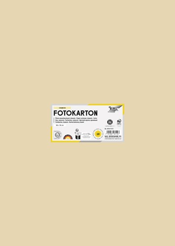 Fotokarton Folia 2zijdig 50x70cm 300gr nr10 chamois