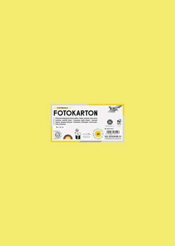Fotokarton Folia 300gr 50x70cm 12 citroengeel