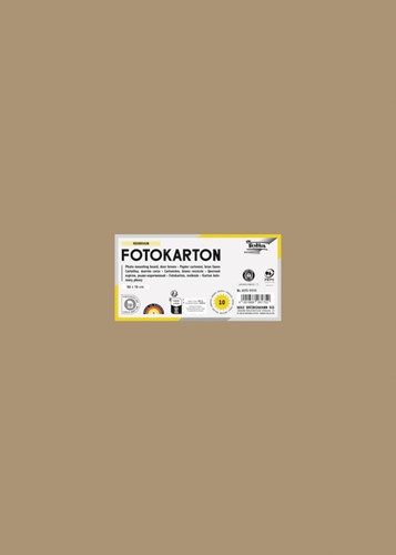 Fotokarton Folia 2zijdig 50x70cm 300gr nr75 lichtbruin