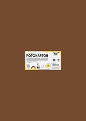 Fotokarton Folia 300gr 50x70cm 10vel 85 chocoladebruin