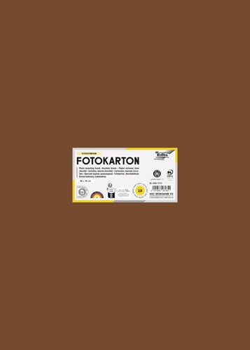 Fotokarton Folia 2zijdig 50x70cm 300gr nr85 bruin