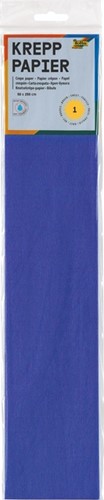 Crepepapier Folia 250x50cm nr128 briljantblauw