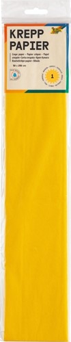 Crepepapier Folia 250x50cm nr106 geel