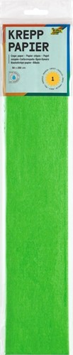 Crêpepapier Folia 50x250cm 10vel 140 geelgroen
