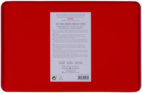 Duotip Bruynzeel Expression fineliner en brushpen blik à 48 kleuren-2