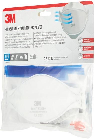 Masque de protection respiratoire FFP2 - 3M™ 9322