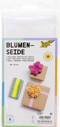 Zijdevloeipapier Folia 50x70cm 20g nr00 wit set à 5vel