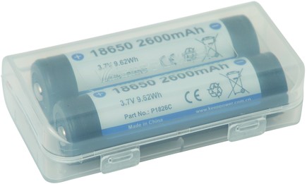 Accu 18650-26H PCB beschermd 2600mAh 3,7V-3