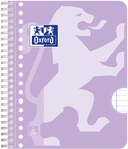 Collegeblok Oxford School A5+ lijn 17gaats 160pag 80gr assorti 3 stuks-3