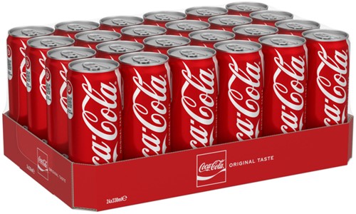 Frisdrank Coca Cola Regular blik 330ml-2