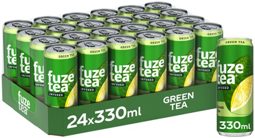 Frisdrank Fuze Tea green tea blik 330ml