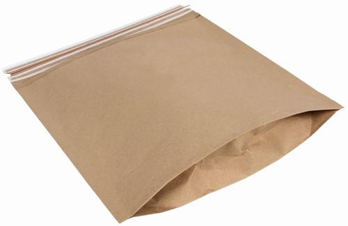 Sendbag verzendverpakking IEZZY 30/34 x 37 + 9,5cm bruin 250 stuks-2
