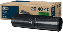 Afvalzak Tork B3 Advanced 33x40cm 5 liter zwart 204040
