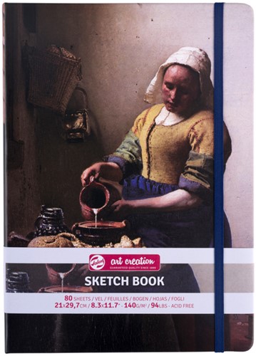 Schetsboek Talens Art Creation 80 vel 140gr 210x297mm Het melkmeisje