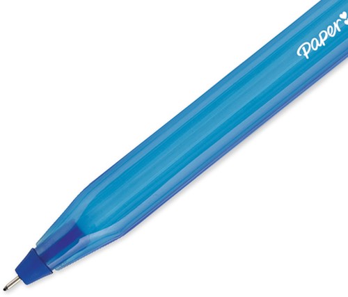 Balpen Paper Mate Inkjoy 100 ultrafijn blauw-3