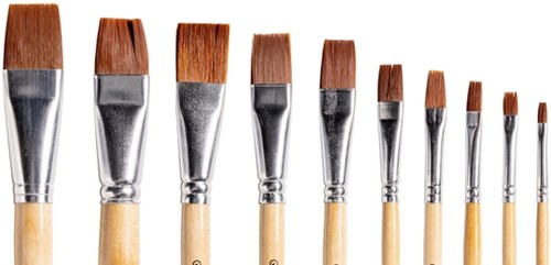 Kwast Qrea synthetisch haar nr 8 breedte 8,3mm-3