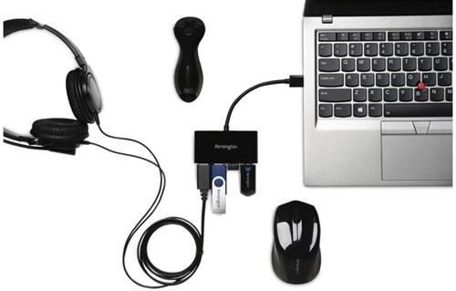 Hub Kensington USB 3.0 4-poorts USB-A-2