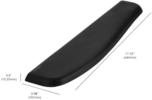 Polssteun Kensington ErgoSoft voor standaard toetsenbord zwart-2