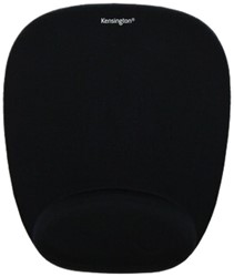 Muismat met polssteun Kensington foam zwart