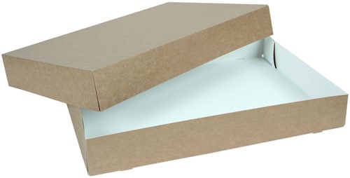 Cateringdoos IEZZY 55cm plasticvrij bruin 10 stuks-2