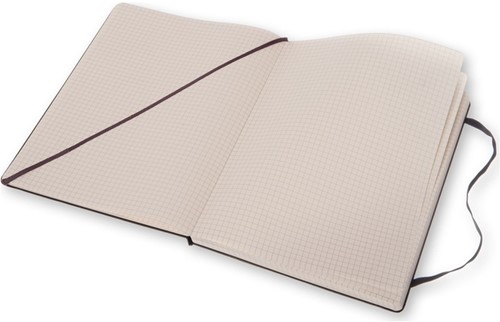 Notitieboek Moleskine XL 190x250mm ruit 5x5 hard cover zwart-3