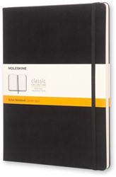 Notitieboek Moleskine XL 190x250mm lijn hard cover zwart
