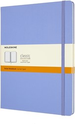 Notitieboek Moleskine XL 190x250mm lijn hard cover hydrangea blue