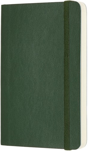Notitieboek Moleskine pocket 90x140mm blanco soft cover myrtle green-2