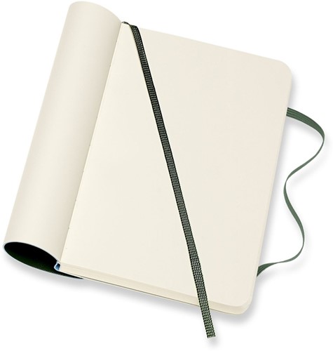 Notitieboek Moleskine pocket 90x140mm blanco soft cover myrtle green-3