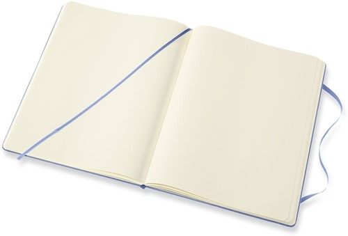 Notitieboek Moleskine XL 190x250mm blanco hard cover hydrangea blue-3