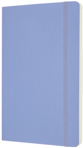 Notitieboek Moleskine large 130x210mm blanco soft cover hydrangea blue-2