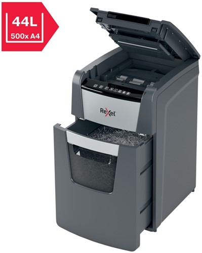 Papiervernietiger Rexel Optimum Auto+ 130M snippers 2x15mm-2