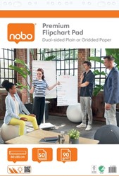 Flipoverpapier Nobo Premium 60x85cm dubbelzijdig 50vel