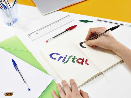 Balpen Bic Cristal large multicolour assorti etui à 15 stuks-3