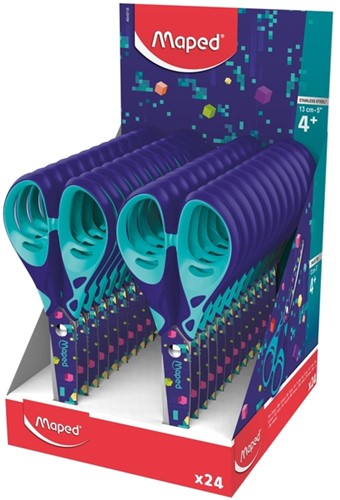 Schaar Maped Pixel Party 13cm display à 24 stuks