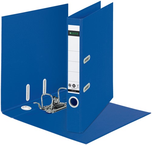 Ordner Leitz 180° Recycle 55 mm karton A4 blauw