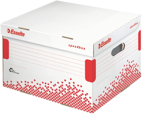 Opberg- en transportdoos Esselte Speedbox 433x263x364mm wit