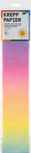 Crêpepapier Folia regenboog 250x50cm 10 kleuren