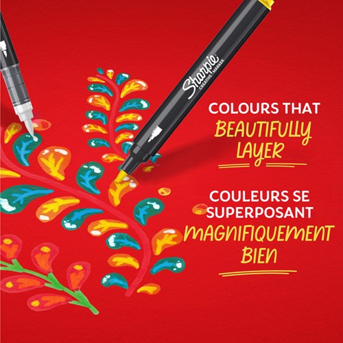 Creatieve marker Sharpie assorti blister à 12 stuks-3