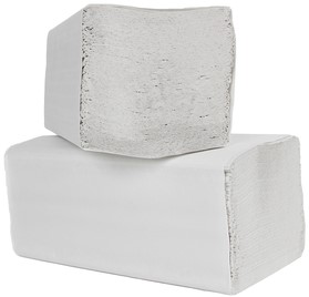 Handdoek Cleaninq H3 z-vouw 2-laags 225x220mm 20x200 vel wit-2