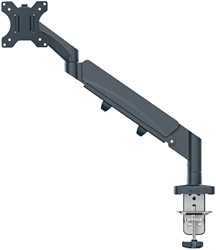 Monitorarm Leitz Ergo ruimtebesparend enkel donkergrijs