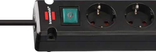 Stekkerdoos Brennenstuhl Bremounta 5vdig incl 2 USB C 3 meter zwart-2