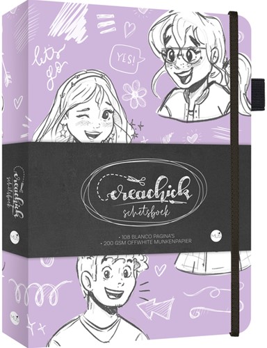 Schetsboek CreaChick Lilac