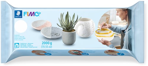 Boetseerklei Staedtler Fimo air 8102 2000 gram wit