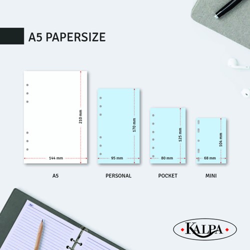 Agendavulling 2021 Kalpa A5 7 dag/2 pagina's-3