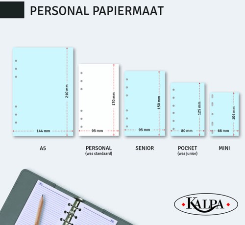Agendavulling 2021 Kalpa Personal Standaard jaardoos 7dag/2pagina's-3