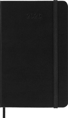 Agenda 2026 Moleskine 12M Planner Weekly 7dagen/2pagina's pocket hc black