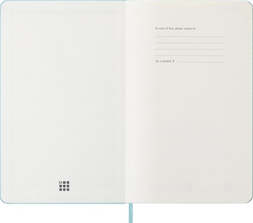Agenda 2026 Moleskine 12M Planner Weekly 7dagen/1pagina large hc aquamarine-2
